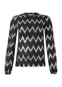 Vila Ženy Tričko 'VISascha' černá / stříbrná S