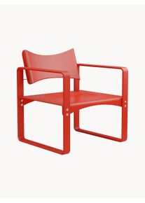 Verpan Jídelní židle s područkami Series 270 F, Design Verner Panton Červená Dřevo Š 65 cm, H 63 cm