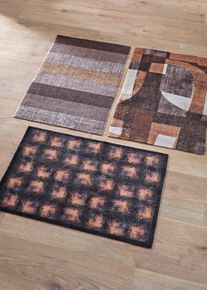 Rohožka s geometrickým designem | Černá | Vel. 38x59 cm | bonprix