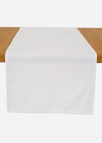 Běhoun na stůl z organické bavlny | Bílá | Vel. 40x160 cm | 100% bavlna| bonprix