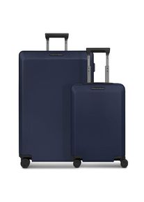 Porsche Design Voyager 3.0 4 Rollen Kofferset 2-teilig mit Dehnfalte blau