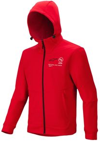 Alpinestars Racer MX Fleece, textile jacket , color: Light Red , size: L