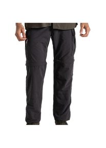 Craghoppers Nosilife Convertible Cargo Trousers II Zip-off trousers Men (50 - Regular, black/grey)