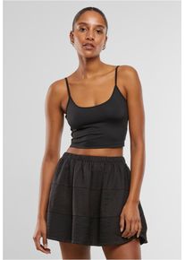 Urban Classics - Ladies Basic Top Low Back Neckline Black - Top - Černá - M - 95% Bavlna, 5% Elastan,Trikot