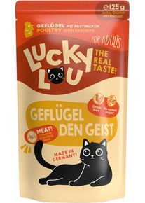 Lucky Lou Lifestage Adult Nassfutter mit Geflügel, 16x125g