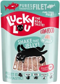 Lucky Lou Extra Food Thunfischfilet in Jelly, 12x70g