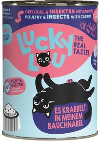 Lucky Lou Lifestage Adult Nassfutter mit Geflügel & Insekten, 6x400g