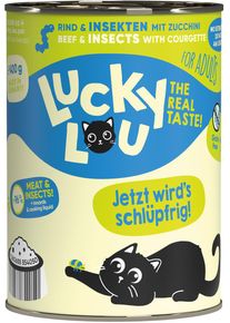 Lucky Lou Lifestage Adult Nassfutter mit Rind & Insekten, 6x400g