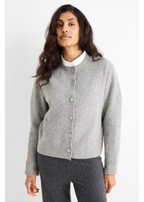 C&Amp;A Pletený kardigan, Šedé, Größe: XS