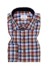 Velk&eacute; Velikosti - Eterna - Ko&scaron;ile z bavlny s kostkovan&yacute;m vzorem, Comfort Fit - 45 - Červen&aacute;