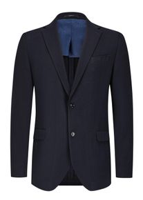 Velk&eacute; Velikosti - Digel - Strukturovan&eacute; sako z čist&eacute; střižn&iacute; vlny - 114 - Modr&aacute;