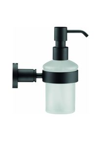 Duravit Duravit 99164600 - Nástěnný dávkovač mýdla D-CODE 390 ml mléčné sklo/matná černá