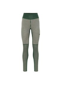 KARI TRAA Women's Smekker High Waist Pants Merino base layer Women (XL, olive)