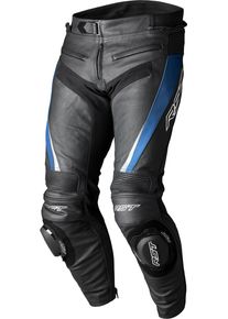 RST TracTech Evo 5, leather pants perforated , color: Black/Blue , size: L