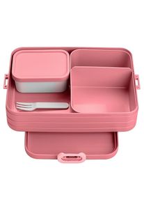 Bento svačinový box Large, 1,5l, Mepal, tmavě růžový