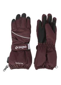 ZIG ZAG Kid's Kempston Glove with Dropliner Gloves Kids (140/146 - 10 Years, brown)
