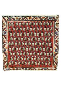 Shiraz Orientální koberec 60 x 60 Červené (Írán) Ručně Vázané