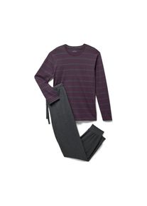 Tchibo - Pyžamo - pro muže - vel. XL 56/58 - barva: &scaron;ed&aacute;/s proužky