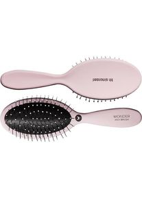 HH Simonsen Hřebeny a kartáče Wonder Brush Midi Dusty Rose Ploché na vlasy