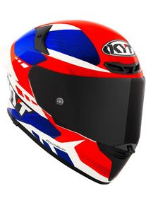 KYT TT-Revo Gear, full face helmet , color: Blue/White/Red , size: XL
