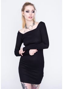 Urban Classics - Rib Squared Neckline Black - &Scaron;aty - Čern&aacute; - M - 54 % visk&oacute;za, 43 % polyester, 3 % elastan,Trikot