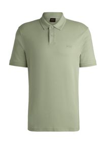 Velk&eacute; Velikosti - BOSS - Poloko&scaron;ile z žerzeje - 3XL - Khaki