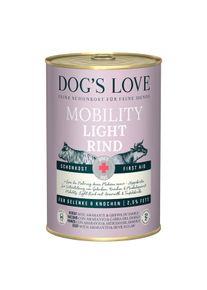 DOG’S LOVE Dog's Love DOC Mobility Light Hovězí 6x400 g