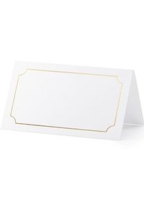 partydeco JmenovkyY s r�me�kem zlat� 9,5x5,5cm 10cm