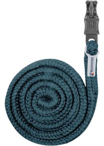 Waldhausen Plus Anbindestrick, Panikhaken, dunkle Beschläge, petrolblau