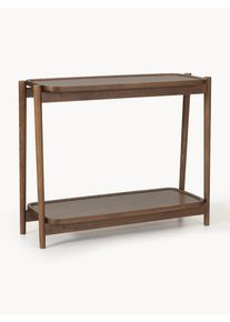 Dřevěný konzolový stolek Libby Hnědá Dřevo, Masivní dřevo Š 100 cm, V 80 cm | Westwing Collection