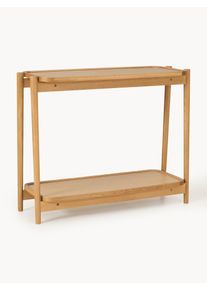 Dřevěný konzolový stolek Libby Béžová Dřevo, Masivní dřevo Š 100 cm, V 80 cm | Westwing Collection