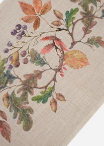 Běhoun na stůl s podílem lnu | Béžová | Vel. 30x180 cm | len| bonprix