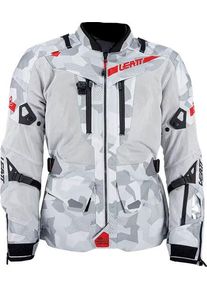 Leatt Adventure FlowTour 7.5 Camo, textile jacket waterproof , color: Grey/Light Grey/Black/Red , size: L