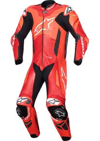 Alpinestars GP Plus V4 Sprint, leather suit 1pcs. , color: Neon-Red/Red/White/Black , size: 54