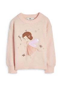 C&Amp;A Motiv víly-svetr, Růžové, Größe: 116