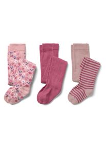 Tchibo - Dětsk&eacute; punčoch&aacute;če - pro miminko - vel. 98/104 - barva: růžov&aacute;/žak&aacute;r