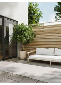 benuta Basic Vnitřn&iacute; a venkovn&iacute; koberec Lou B&iacute;l&aacute; 80x150 cm Geometrick&eacute;