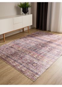 benuta Basic Prateln&yacute; koberec George V&iacute;cebarevn&aacute;/Růžov&aacute; 60x120 cm Vintage