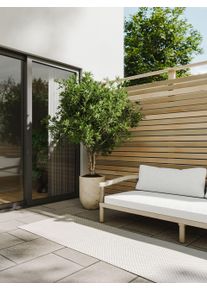 benuta Basic Vnitřn&iacute; a venkovn&iacute; koberec Lou B&iacute;l&aacute; 70x200 cm Geometrick&eacute;