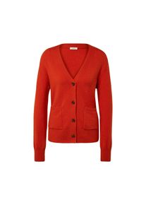 Tchibo - Pleten&yacute; kardigan s vlnou s certifikac&iacute; RWS - pro ženy - vel. XXL 52/54 - barva: oranžov&aacute;
