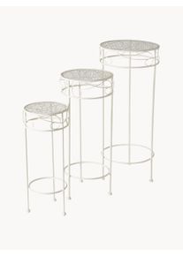 Boltze Home Collection Sada stolků Marisa, 3 díly Bílá Š 20,3/ 25,1/ 30,1 cm x V 50,1/ 60,4/ 70,7 cm