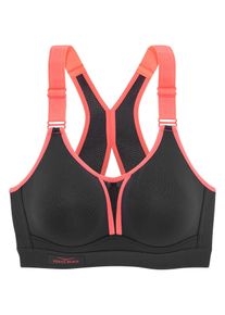 Venice Beach Ženy Sportovn&iacute; podprsenka antracitov&aacute; / pink 75