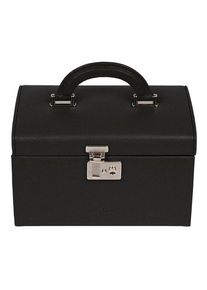 Windrose Beluga Schmuckkasten Leder 24.5 cm schwarz