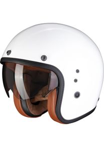 Scorpion Belfast Evo Luxe, open face helmet , color: White , size: S