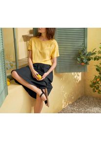 Tchibo - Popelínová sukně - pro ženy - vel. 40 - barva: černá