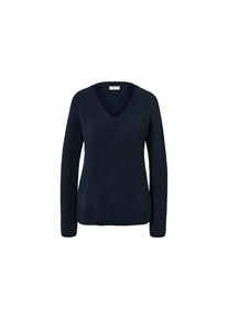 Tchibo - Pleten&yacute; svetr přes hlavu - pro ženy - vel. XL 48/50 - barva: modr&aacute;