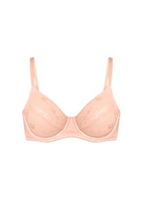 Tchibo - Podprsenka s kosticemi a krajkou - pro ženy - vel. 85B - barva: oranžová