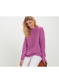 Tchibo - Svetr s ažurovým vzorem - pro ženy - vel. S 36/38 - barva: růžová