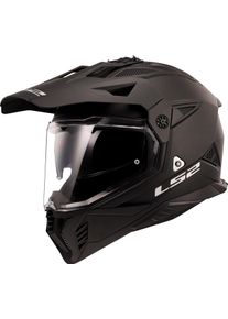 LS2 MX702 Pioneer II Solid, adventure helmet , color: Matt-Black , size: M
