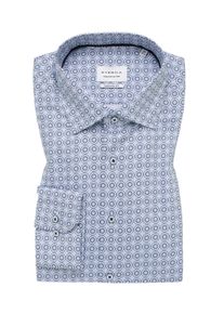 Velk&eacute; Velikosti - Eterna - Ko&scaron;ile z bavlny s potiskem, Comfort Fit, extra dlouh&aacute; - 44SL - Světle Modr&aacute;